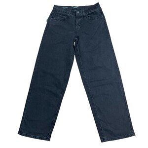 WILD FABLE JEANS MID RISE 90'S RELAXED STRAIGHT BLACK SIZE 4 CASUAL GRUNGE NWT